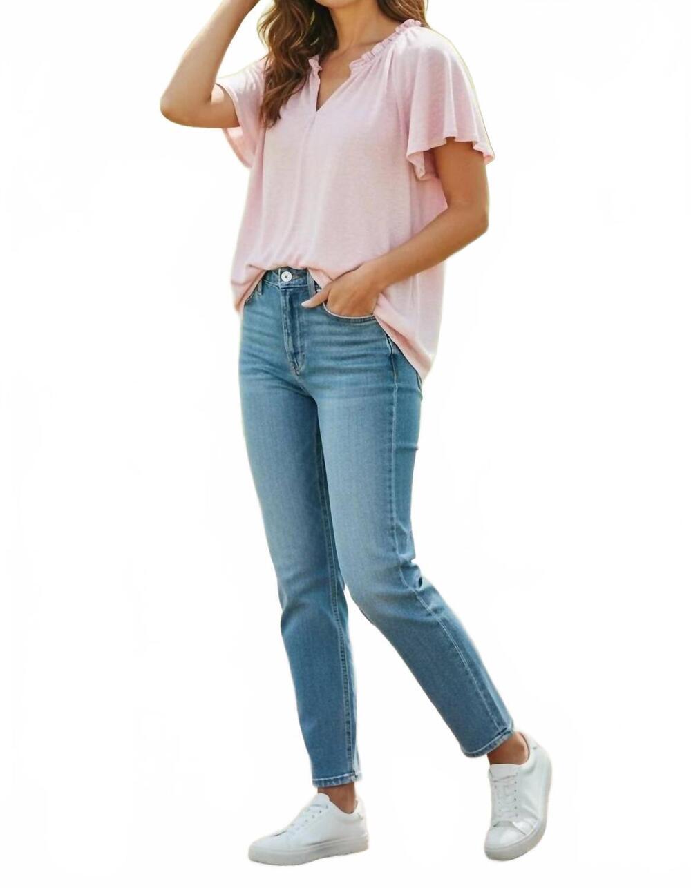 NEW DYLAN women's jolie top in pink